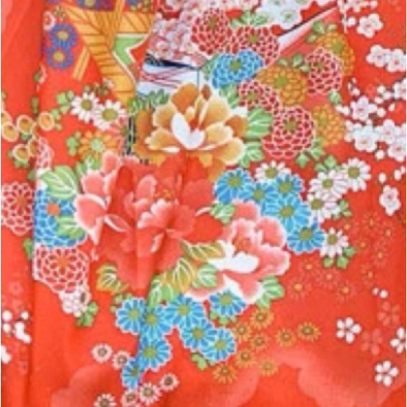 JAPANESE FLORAL DESIGN XL SHOPPER/SHOULDER BAG - Picture 3 of 7
